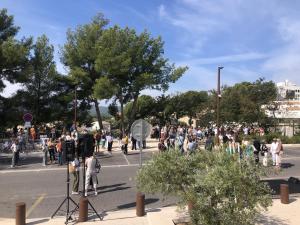 inauguration gare sncf la ciotat ville de cinéma - public